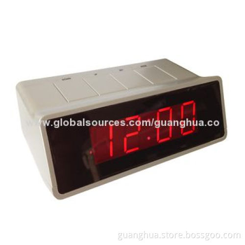 LED Clock, Power-saving Function, Coming with Temperature Display